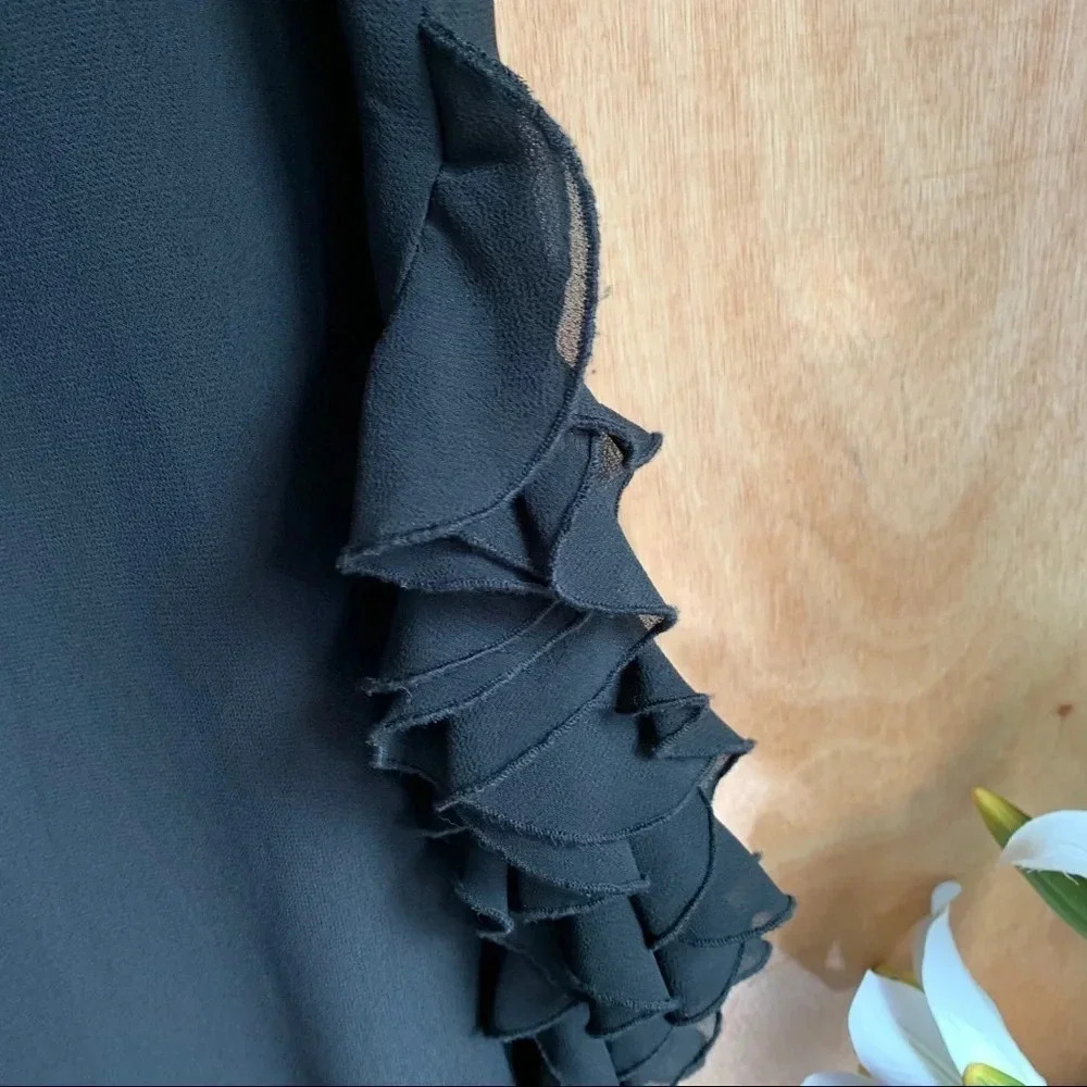**NEW JS Collections Side Split Ruffle Skirt - Picture 2 of 11